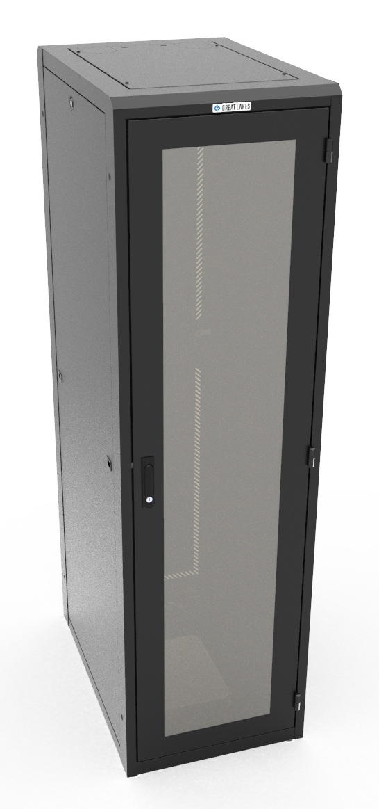 Vertiv GL720E-2436-B-1032P rack cabinet 37U Freestanding rack Black – image 1