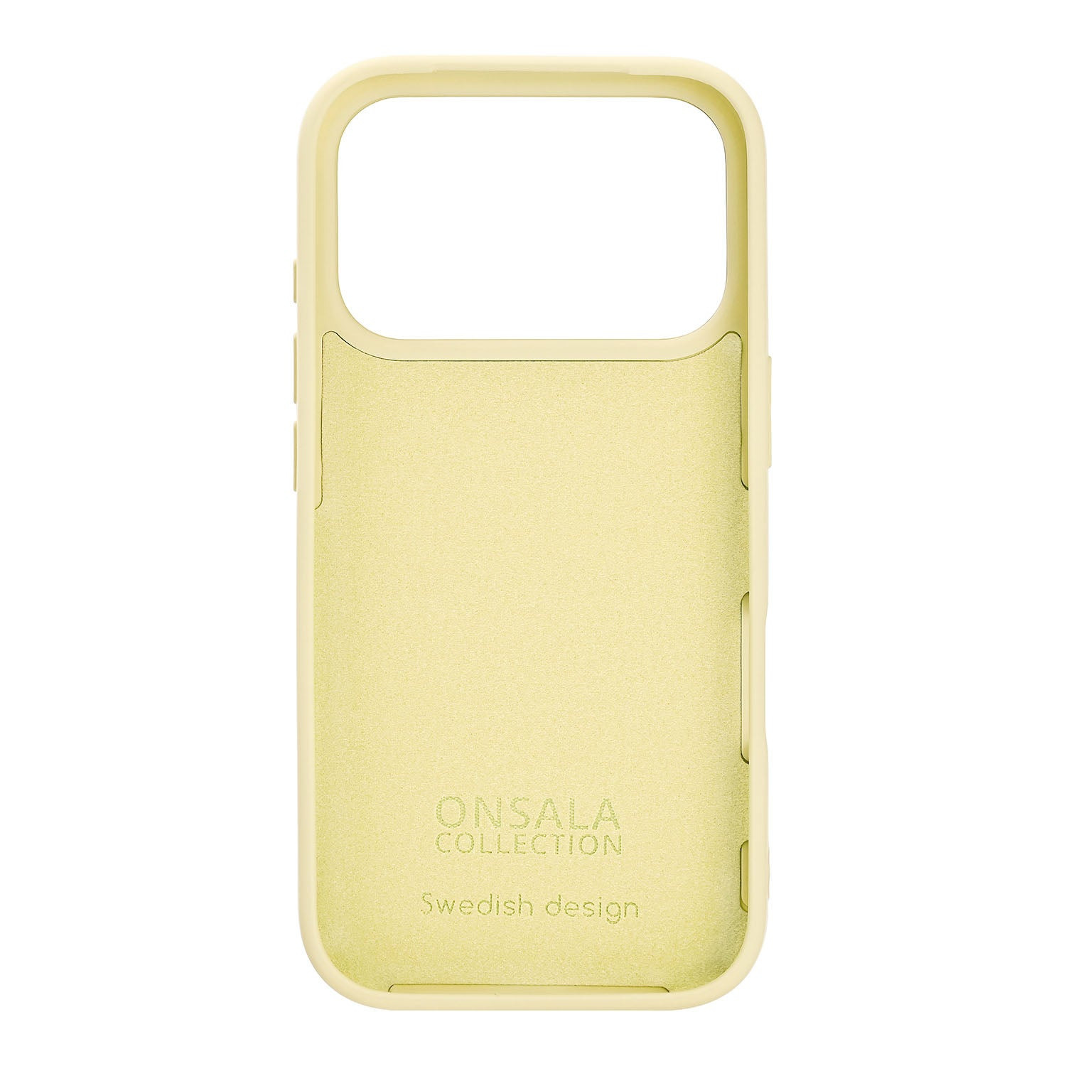 Onsala Phone Case with Silicone Feel Lemon - iPhone 17 Pro/18 Pro – image 3