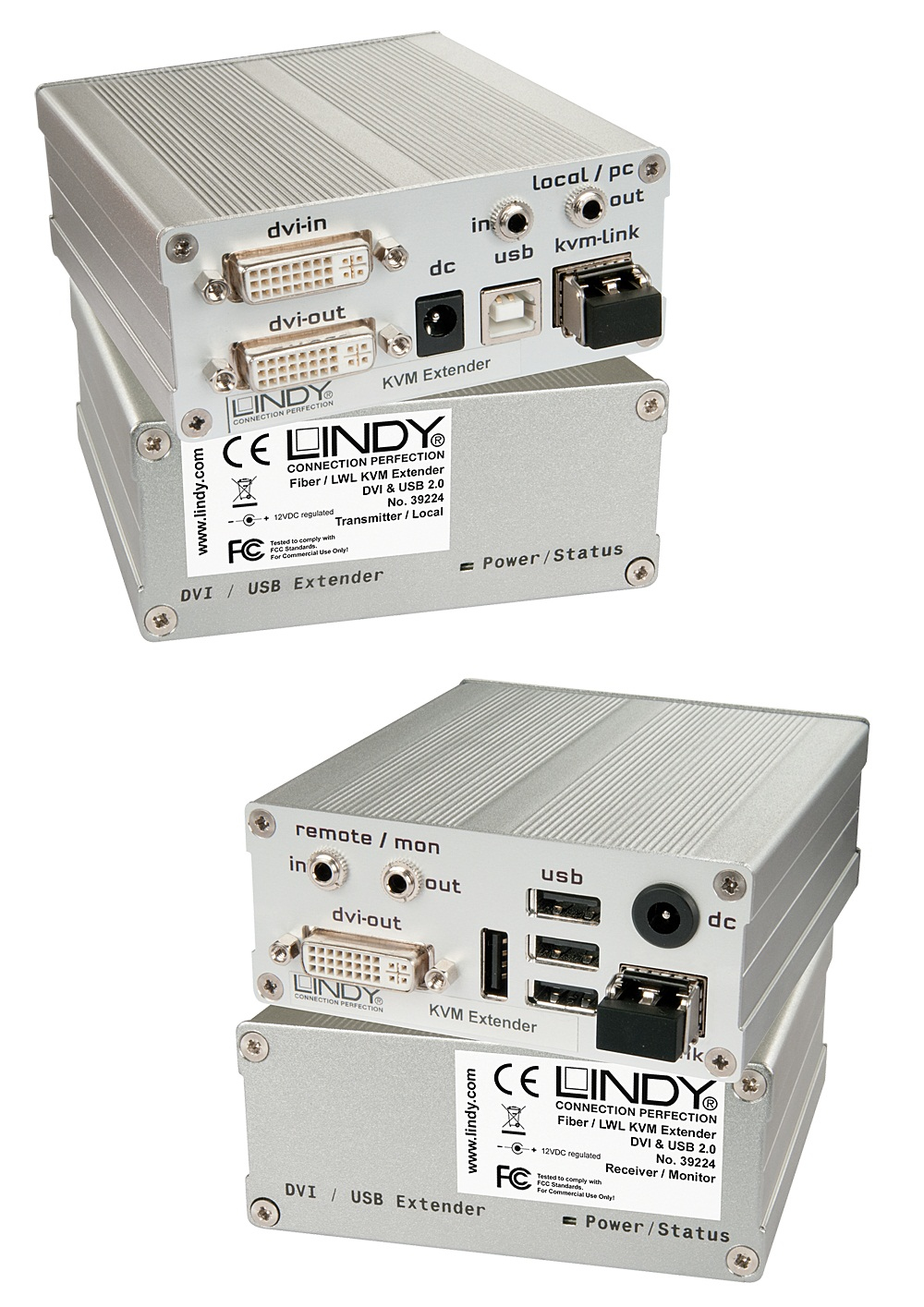 Lindy 39224 KVM switch Metallic
