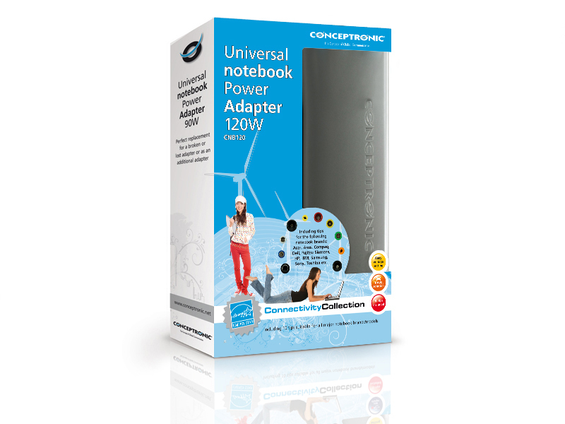 Conceptronic Universal Notebook Power Adapter – image 3