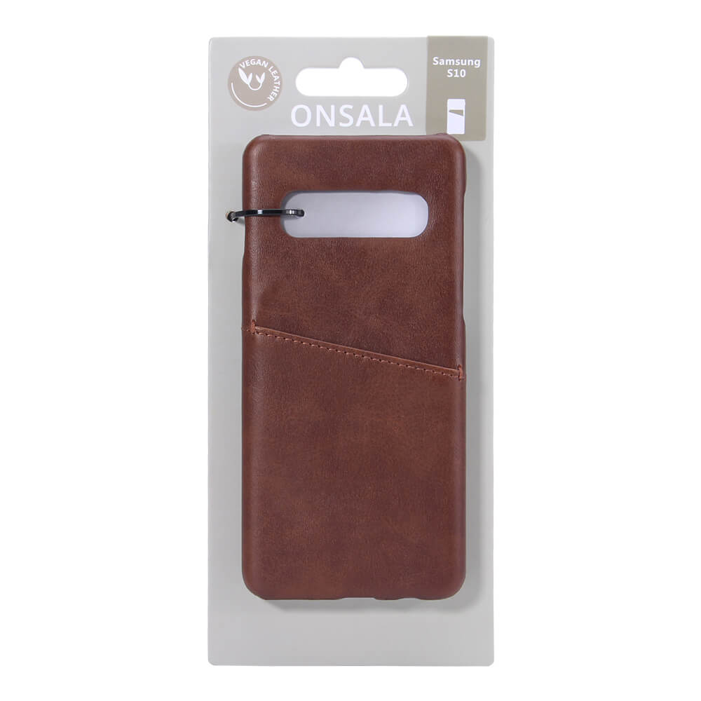 Onsala Mobilecover Brown Samsung S10 Creditcard Pocket – image 2