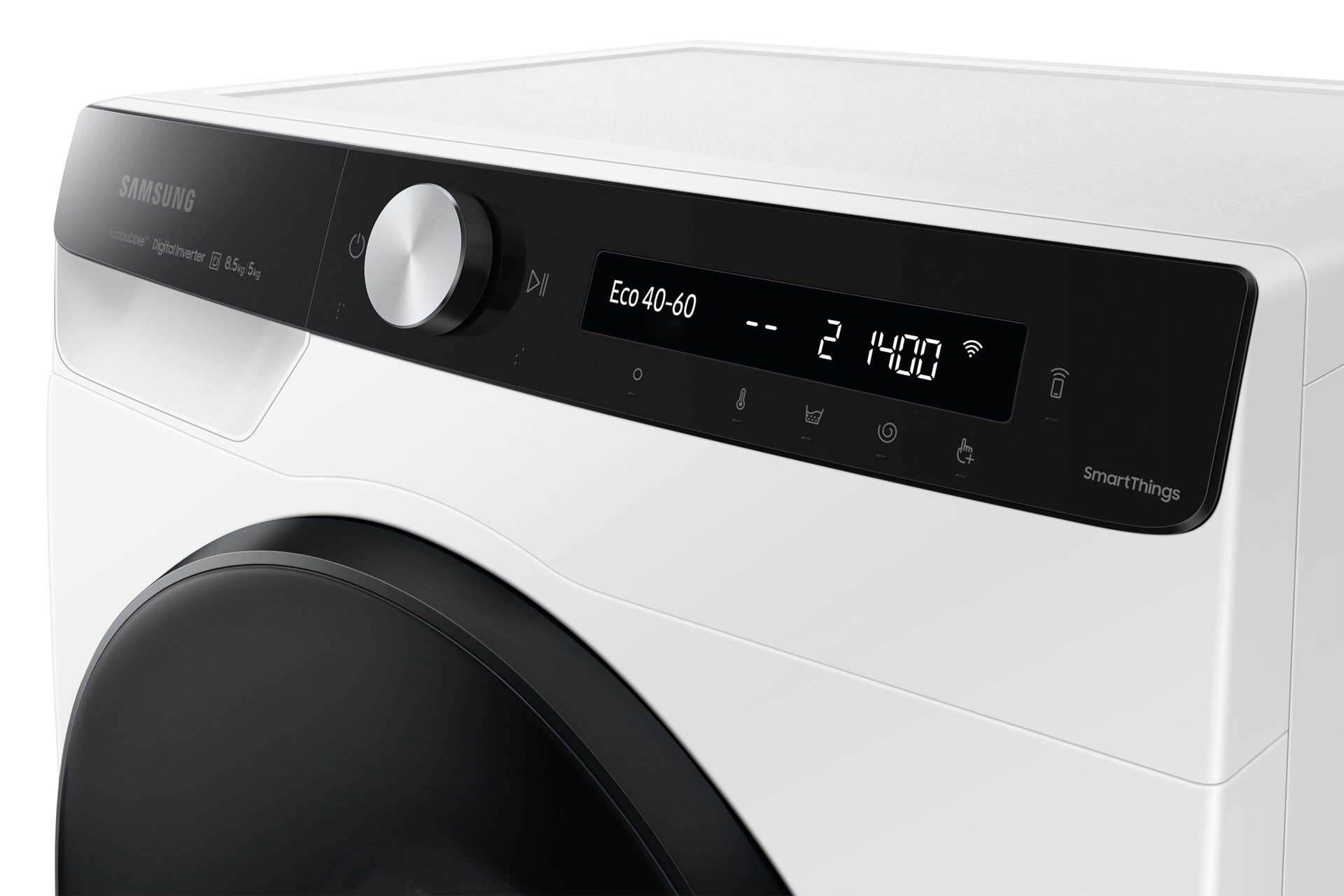 Samsung WD85A6L48BE/S3 washer dryer Freestanding Front-load White – image 9