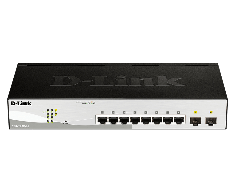 10-Port Gigabit Smart Switch with 2 SFP ports