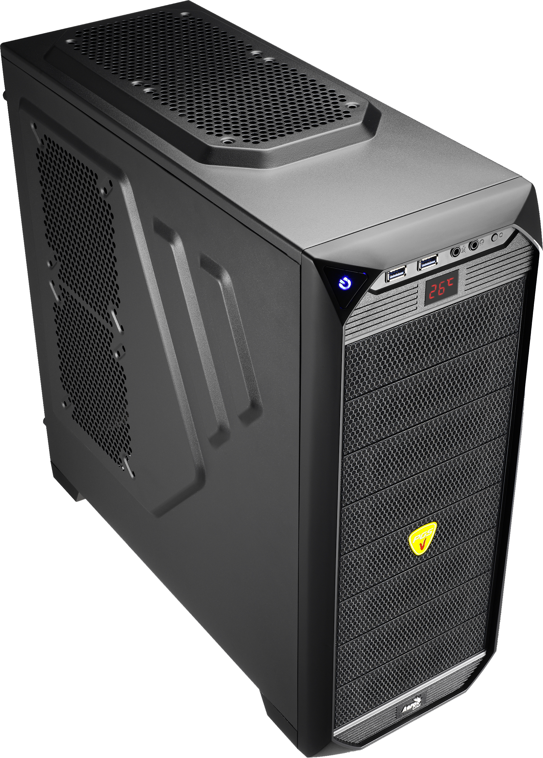 Aerocool VS92BK computer case Midi Tower Black – image 4