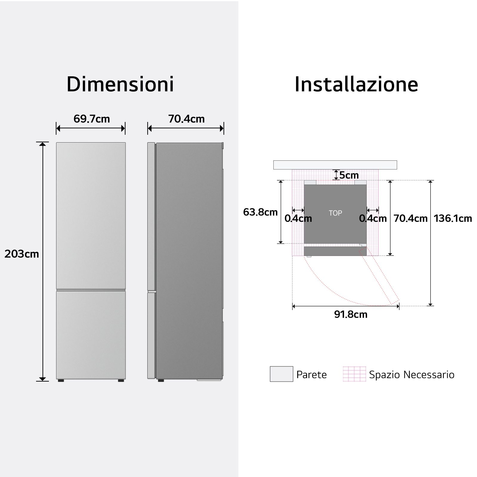 LG GBBW322CPY Freestanding – image 4