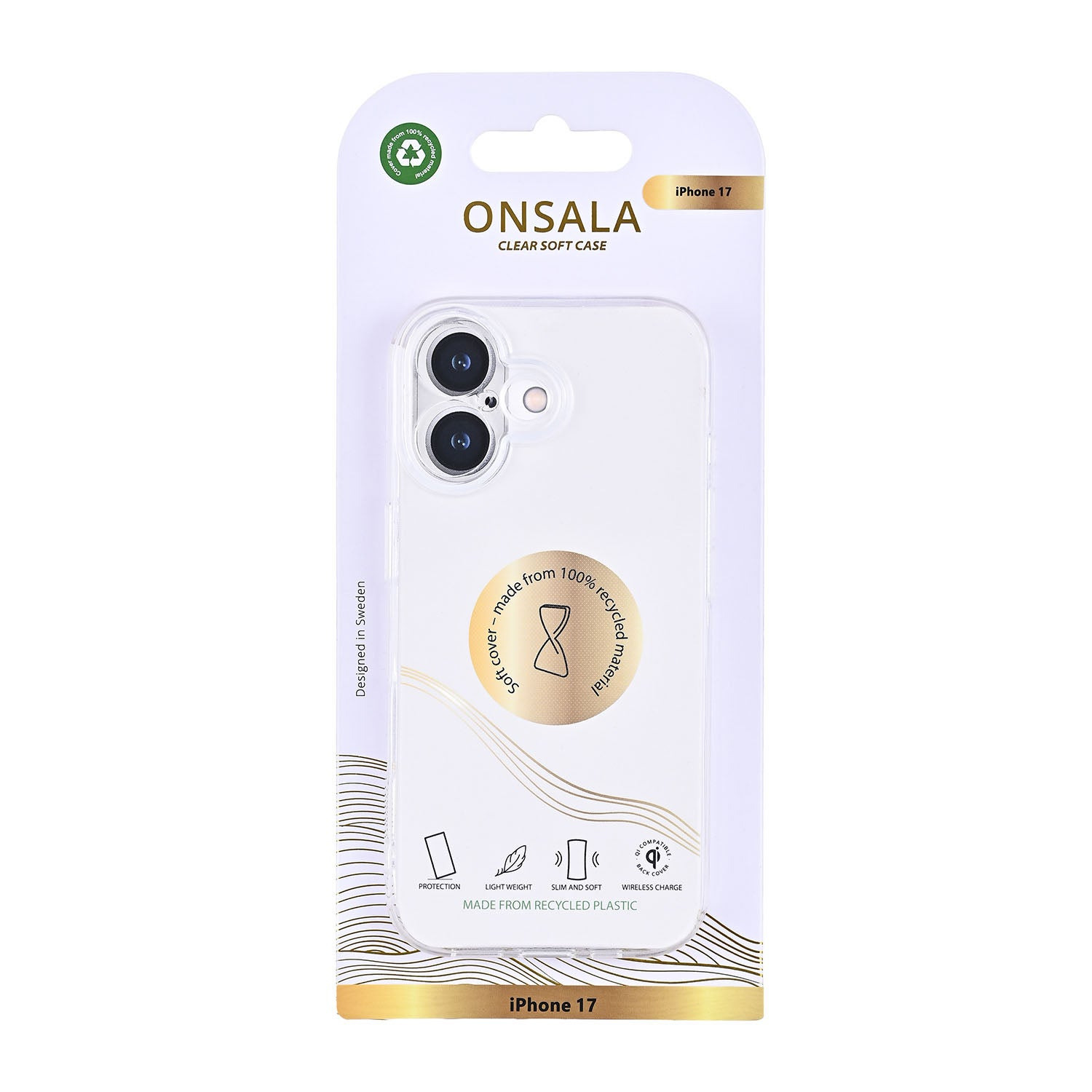 Onsala Phone Case Recycled TPU Transparent - iPhone 17 – image 2