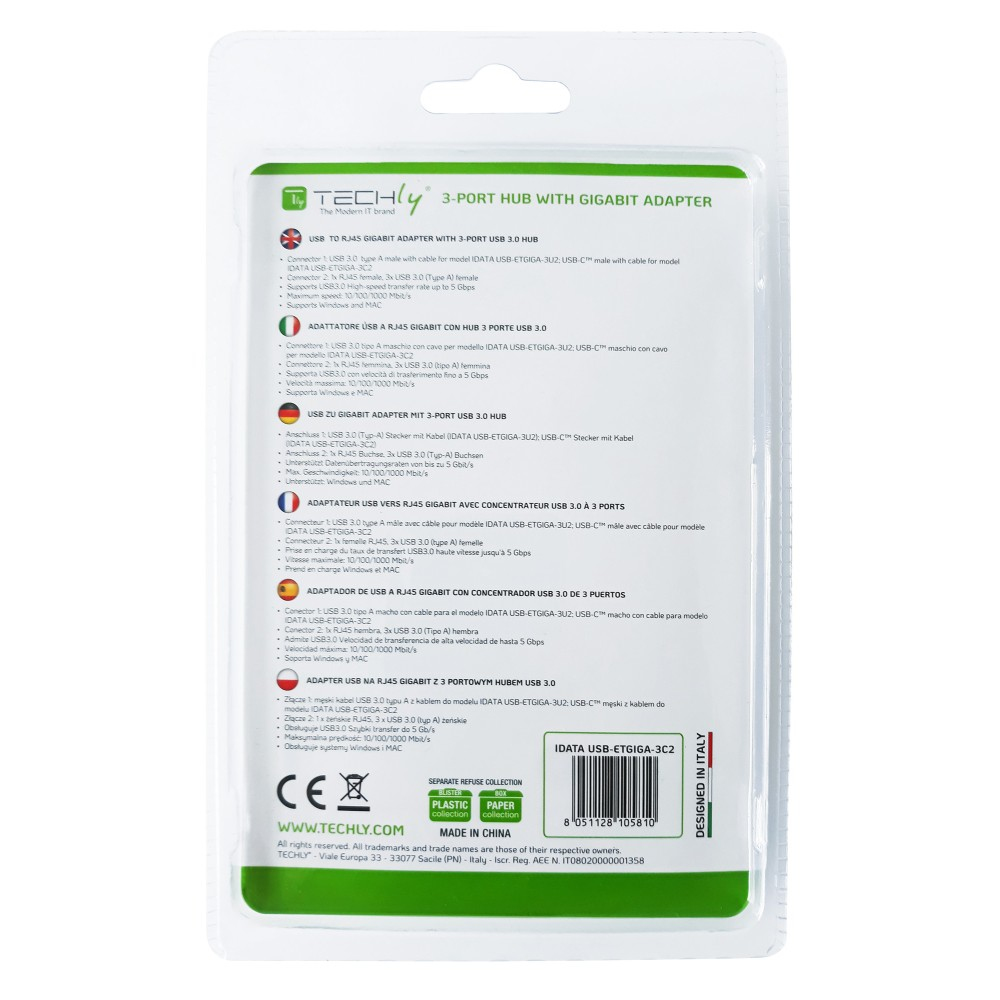Techly IDATA USB-ETGIGA-3C2 – image 5