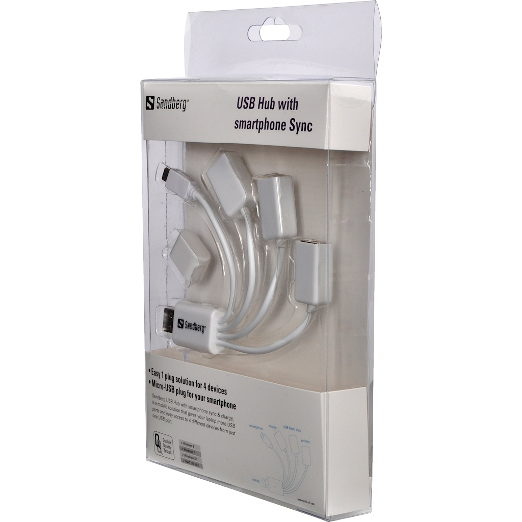 Sandberg USB Hub with SmartPhone Sync – image 2