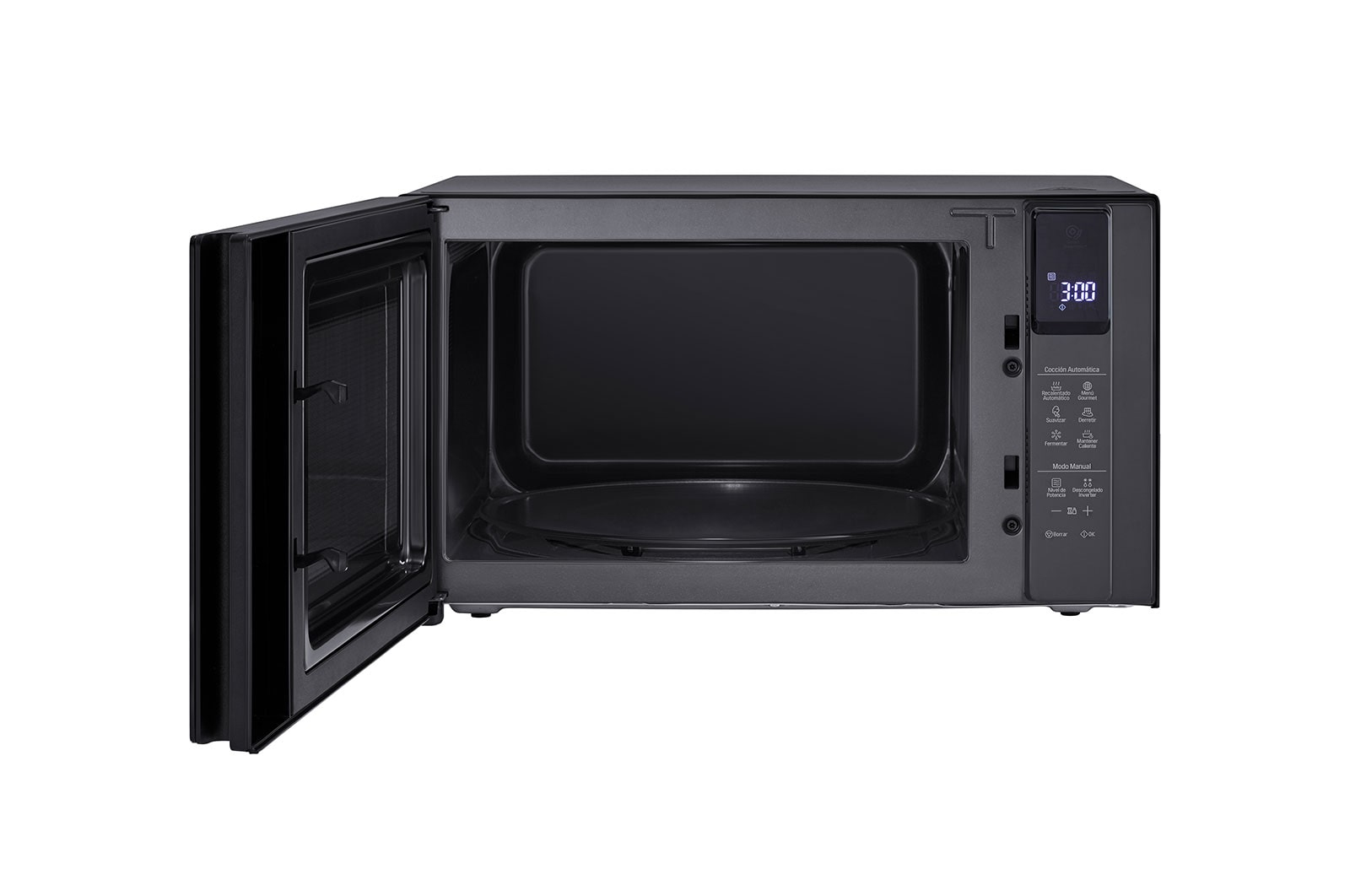 LG MS1596DIB microwave Black Solo microwave Countertop – image 2