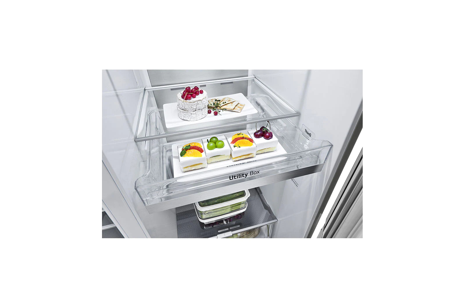 LG GSJV90BSAE side-by-side refrigerator Freestanding – image 9