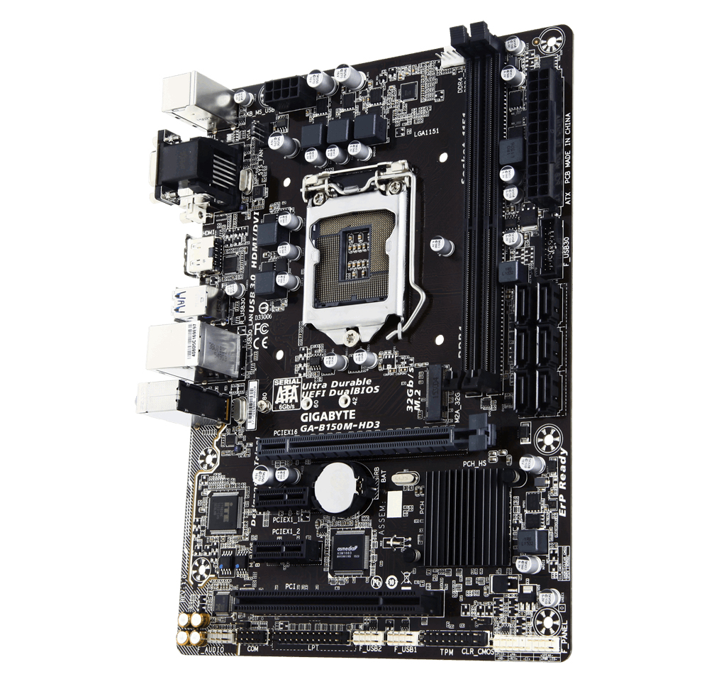 GIGABYTE GA-B150M-HD3 motherboard Intel® B150 LGA 1151 (Socket H4) micro ATX – image 3