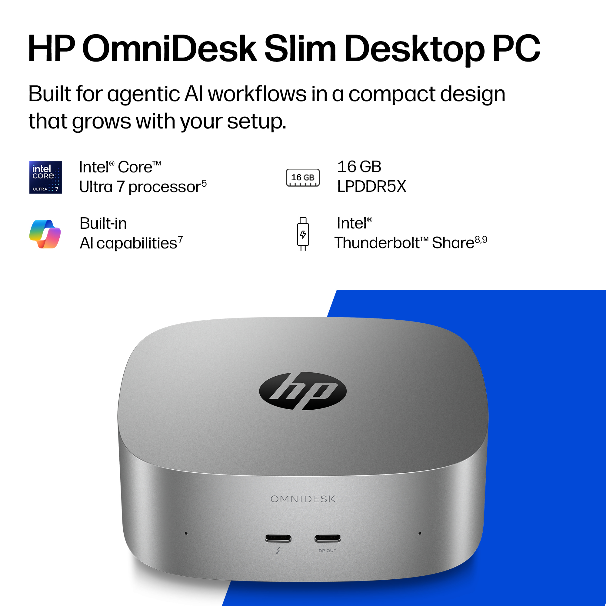 HP OmniDesk Mini Desktop M05-0001sa – image 2