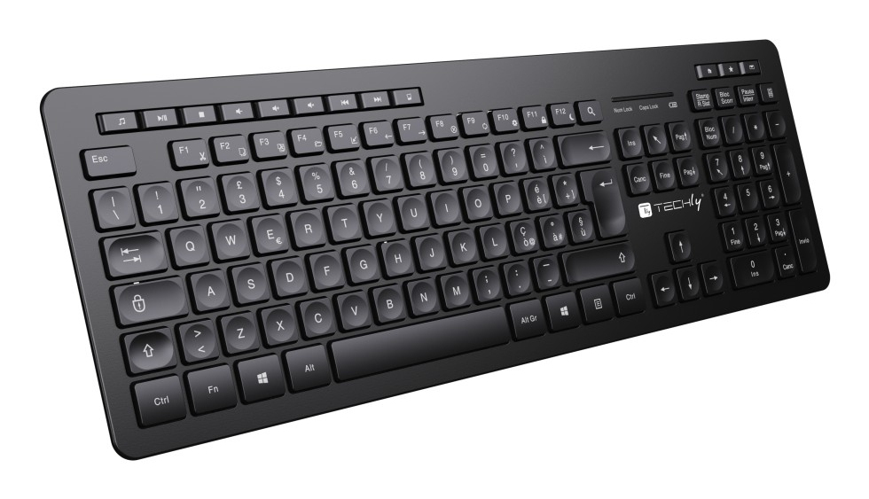 Techly ICTWC006 keyboard Universal RF Wireless QWERTY Italian Black – image 2