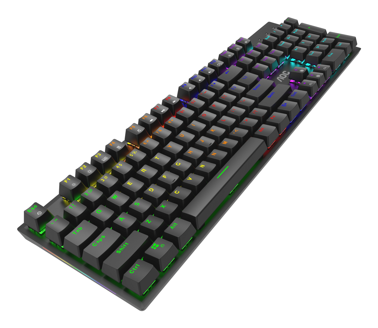 AOC GK480 keyboard Gaming USB Black – image 7