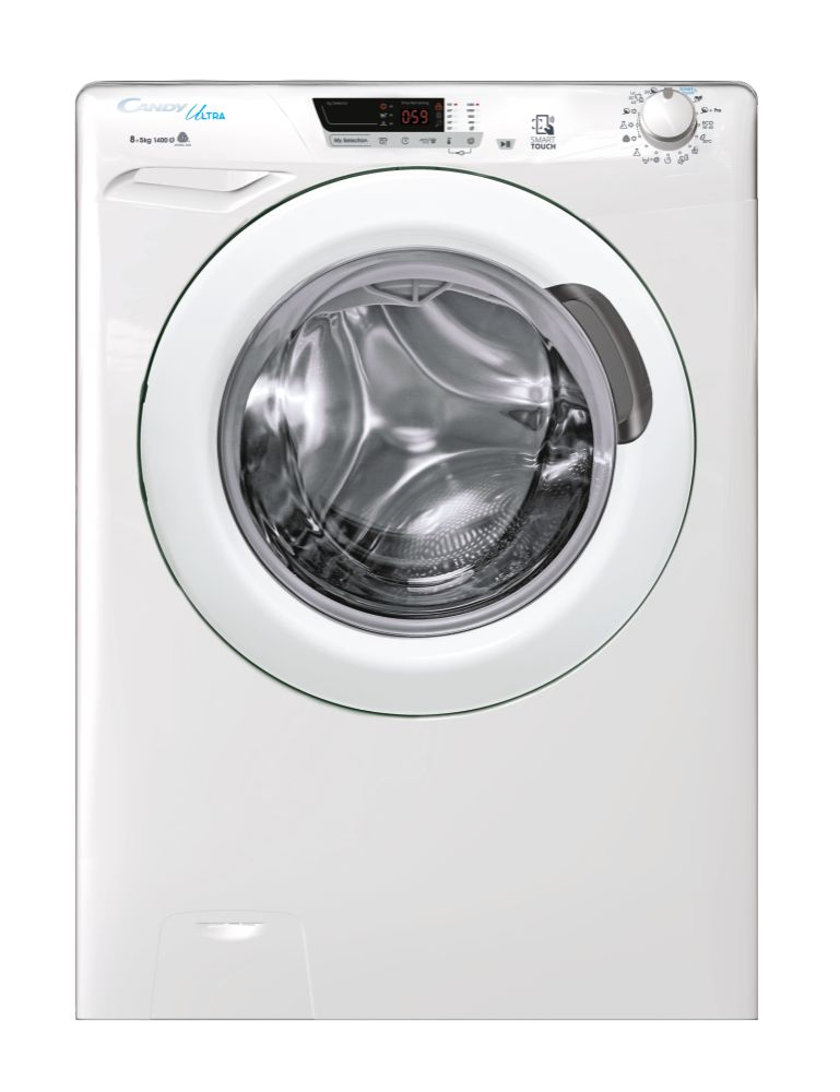 Candy Ultra HCUW4852DWE/1-47 washer dryer Freestanding Front-load White