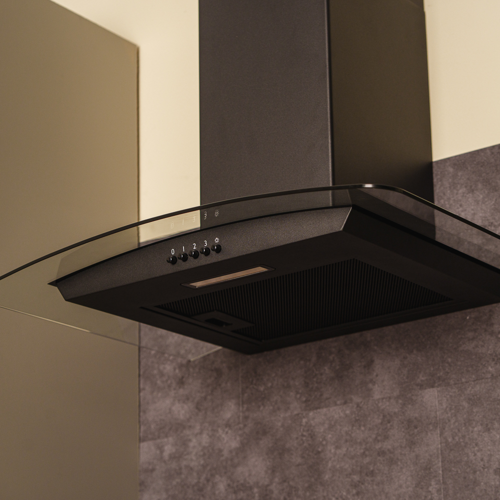 CDA SCCV60BL cooker hood Wall-mounted Black 277.9 m³/h – image 4