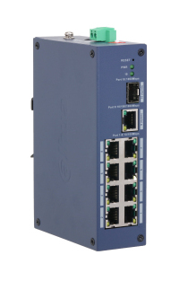 Dahua Technology CHS4110-8ET network switch Managed L2 Gigabit Ethernet (10/100/1000) Power over Ethernet (PoE) Desktop Blue – image 3