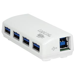 LogiLink UA0205 interface hub 5000 Mbit/s White – image 2