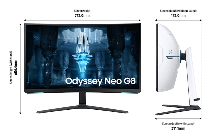 Samsung LS32BG852NNXGO computer monitor – image 8