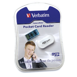 Verbatim CameraMate™ Pocket Reader (microSD)