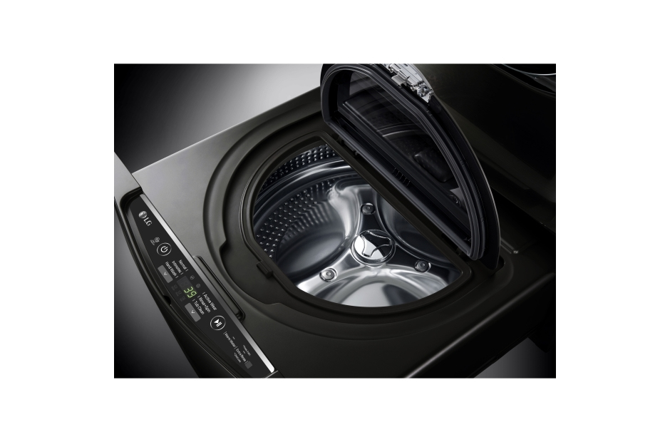 LG WD100CK washing machine Top-load 700 RPM Black – image 2