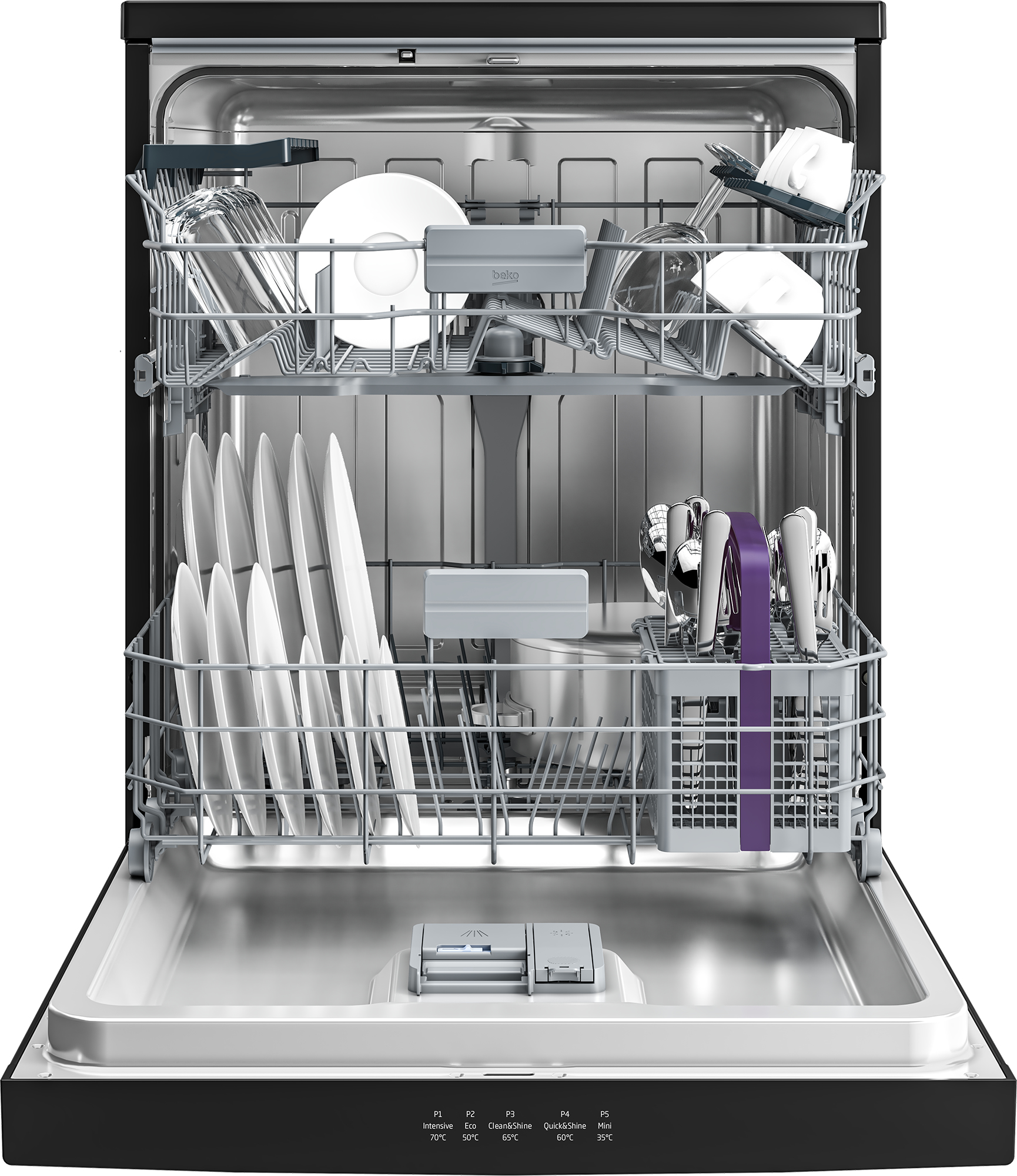 Beko BDFN15420B Freestanding Full Size Dishwasher with HygieneIntense – image 3