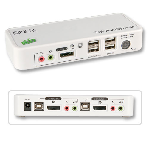 Lindy 39102 KVM switch White