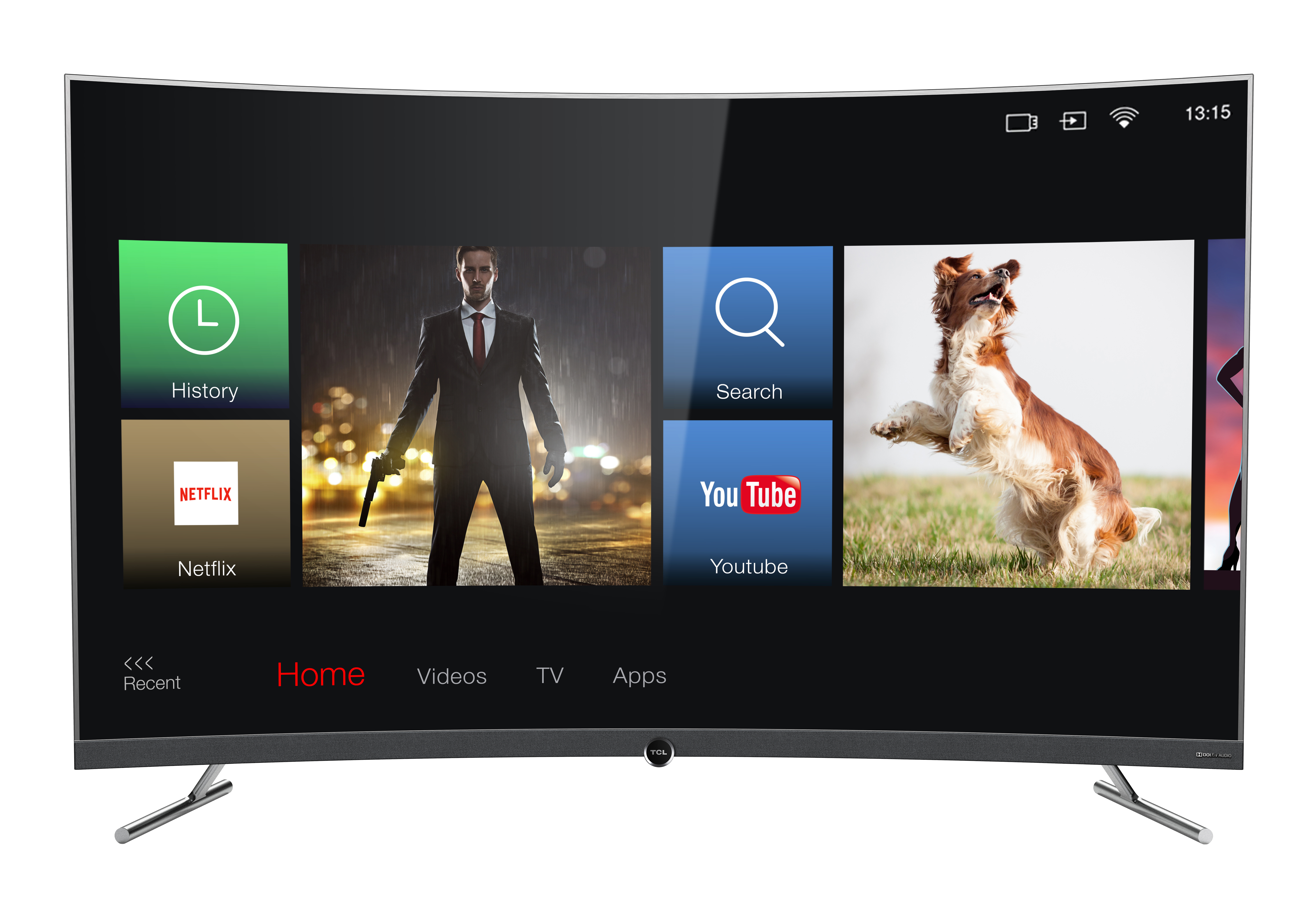 TCL 55DP670 TV 139.7 cm (55") 4K Ultra HD Smart TV Wi-Fi Silver 300 cd/m² – image 3