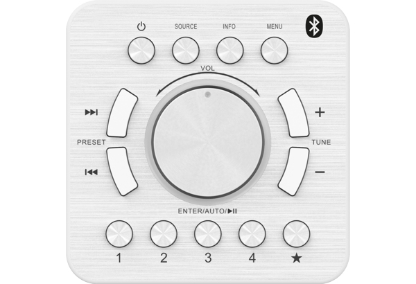 Kenwood CR-M10DAB-W radio Portable Analog & digital White – image 3