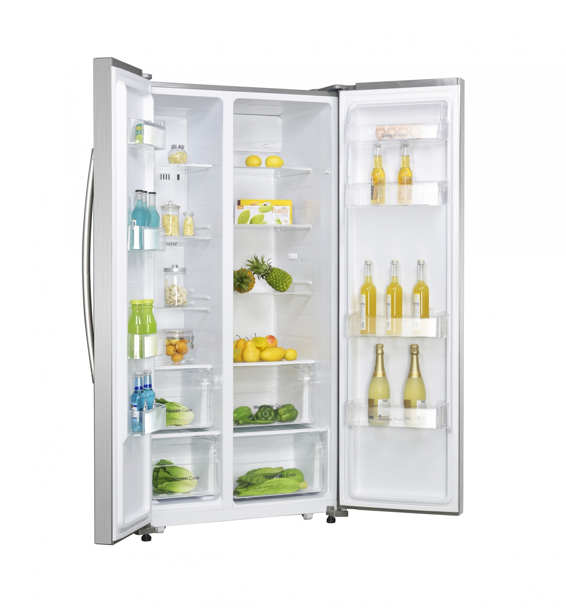 Daewoo FRN-SH23BVS side-by-side refrigerator Freestanding – image 3