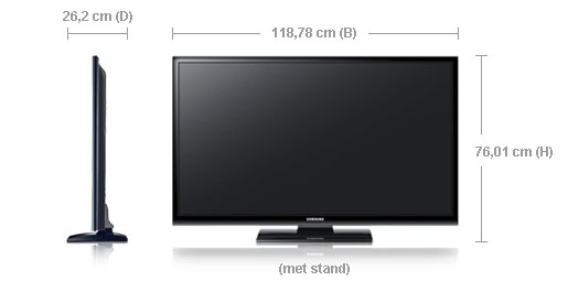 Samsung PS51E450A1W 129.5 cm (51") XGA Black – image 4