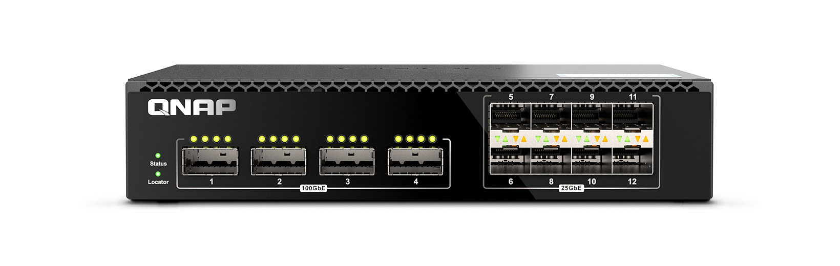 QNAP QSW-M7308R-4X network switch Managed L3 1U Black – image 1