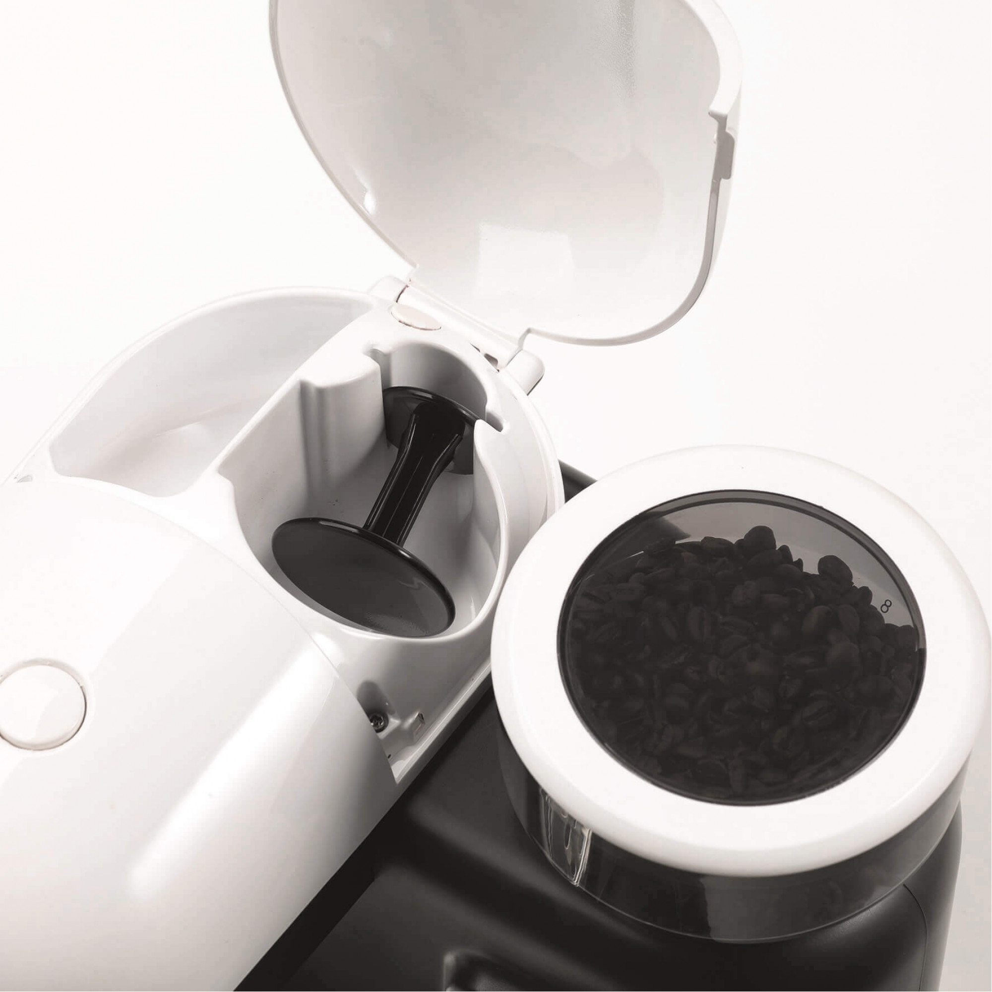 Ariete 1318 Moderna Espresso Machine with Integrated Coffee Grinder, For Coffee Beans and Ground Coffee, Milk Frothing Cappuccino Maker, 1 and 2 Cup Filter, 108 – image 7