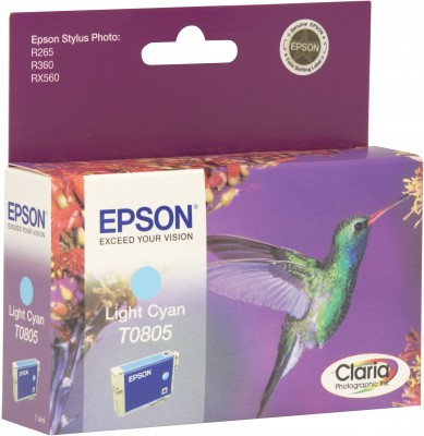 Epson T0805 Light Cyan Ink Cartridge – image 2