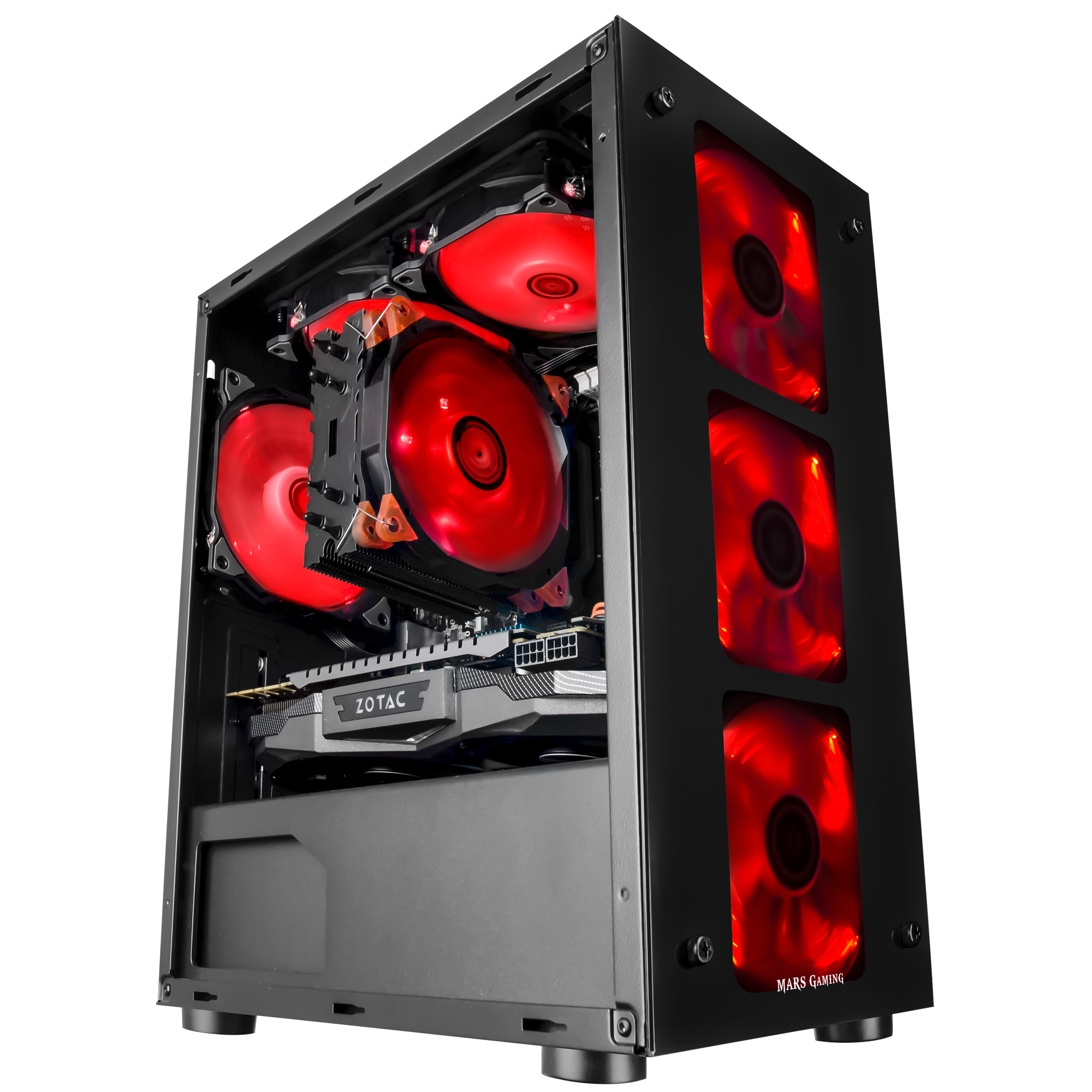 Mars Gaming MCT computer case Tower Black – image 1