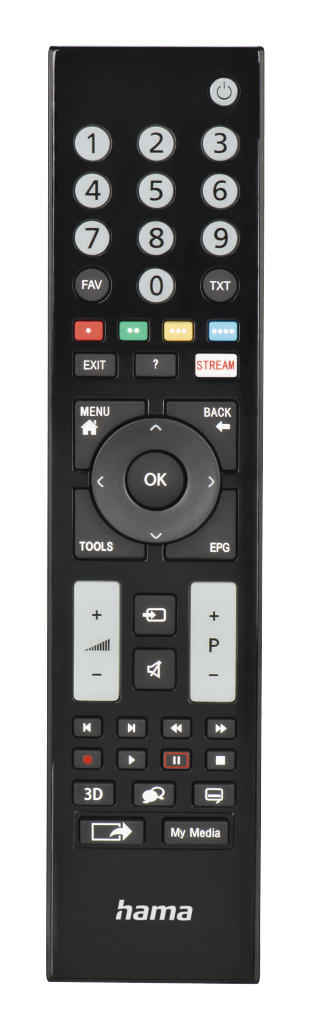 Hama 00221065 remote control IR Wireless TV Press buttons – image 2