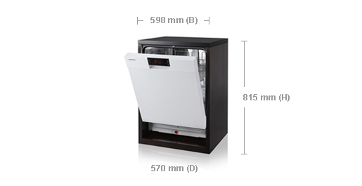 Samsung DW-SG522T dishwasher Semi built-in 13 place settings – image 2