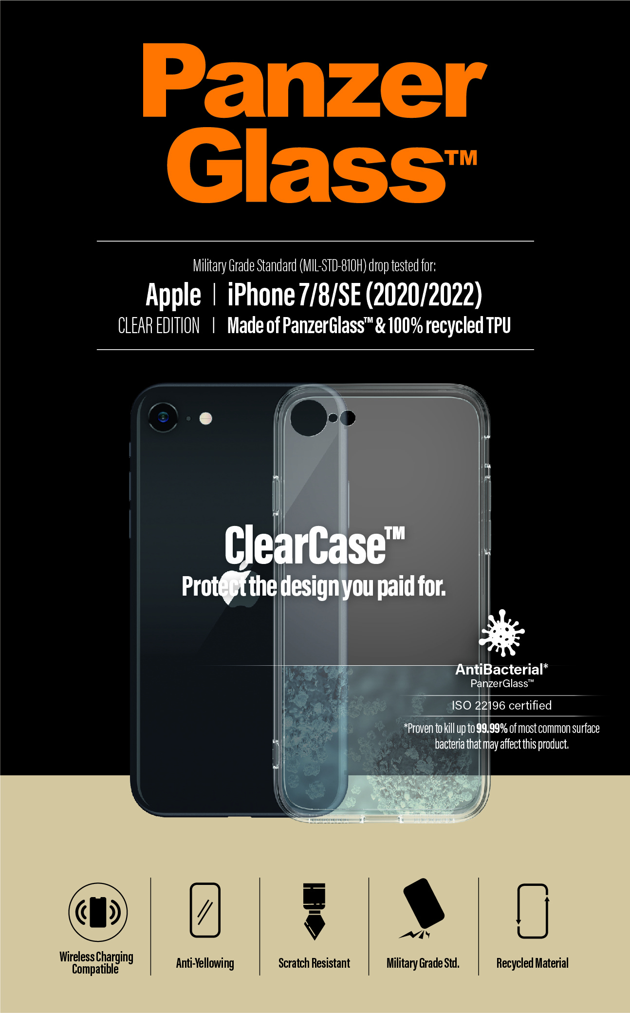 PanzerGlass ® ClearCase iPhone 8 | 7 | SE (2020/2022) – image 9