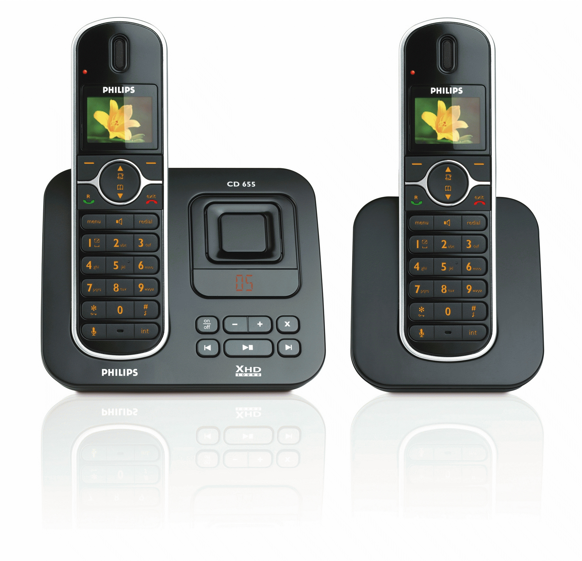 Philips Perfect sound CD6552B Cordless phone answer machine