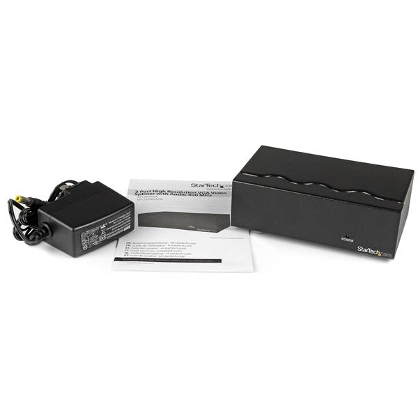 StarTech.com 2 Port High Resolution VGA Video Splitter with Audio - 400 MHz – image 4
