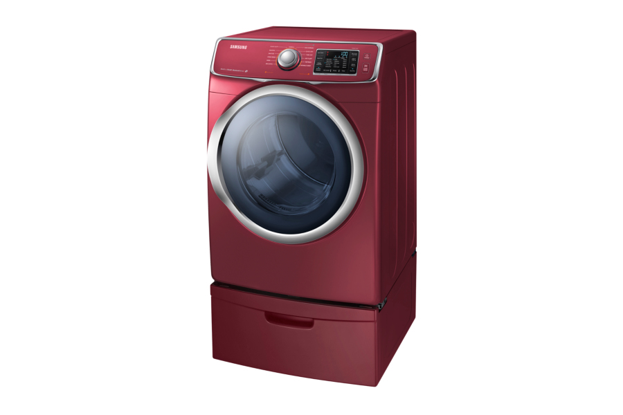 Samsung DV42H5600EF tumble dryer Freestanding Front-load Red – image 3