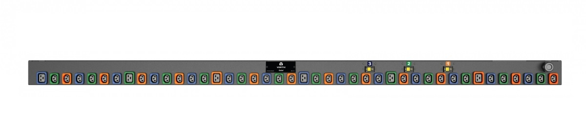 Vertiv I10133L power distribution unit (PDU) 42 AC outlet(s) 1U Black