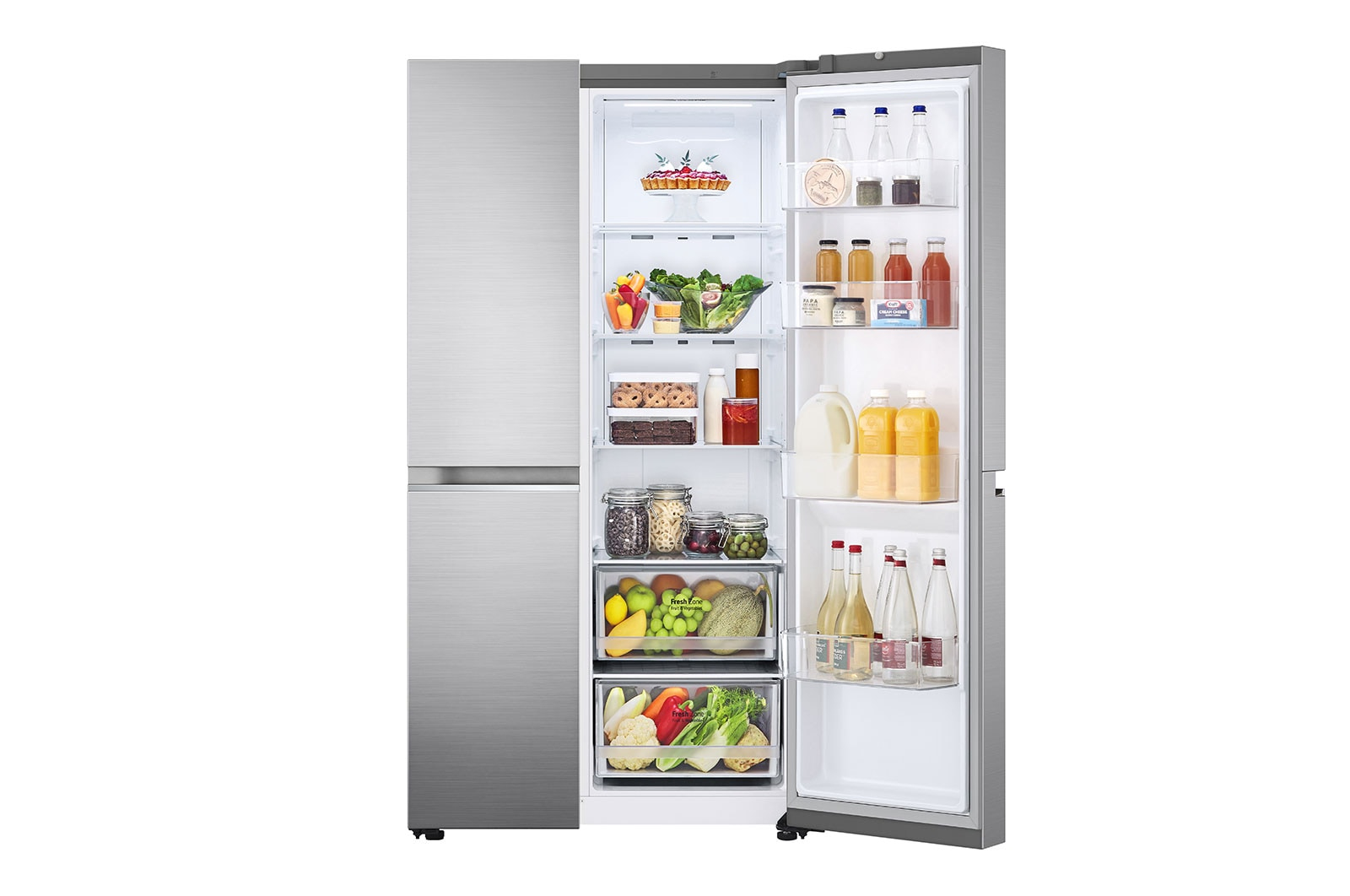 LG GSBV70PZTM side-by-side refrigerator Freestanding – image 8