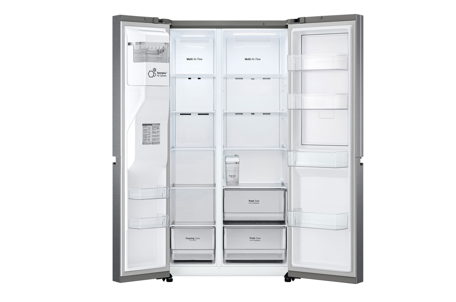 LG GSJV51DSXE side-by-side refrigerator Freestanding – image 9