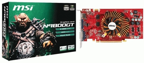 MSI N9800GT-MD512 graphics card GeForce 9800 GT GDDR3 – image 3