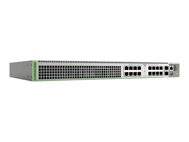 Allied Telesis AT-GS980MX/18HSM-50 commutateur réseau Géré L3 5G Ethernet (100/1000/5000) Connexion Ethernet, supportant l'alimentation via ce port (PoE) Gris
