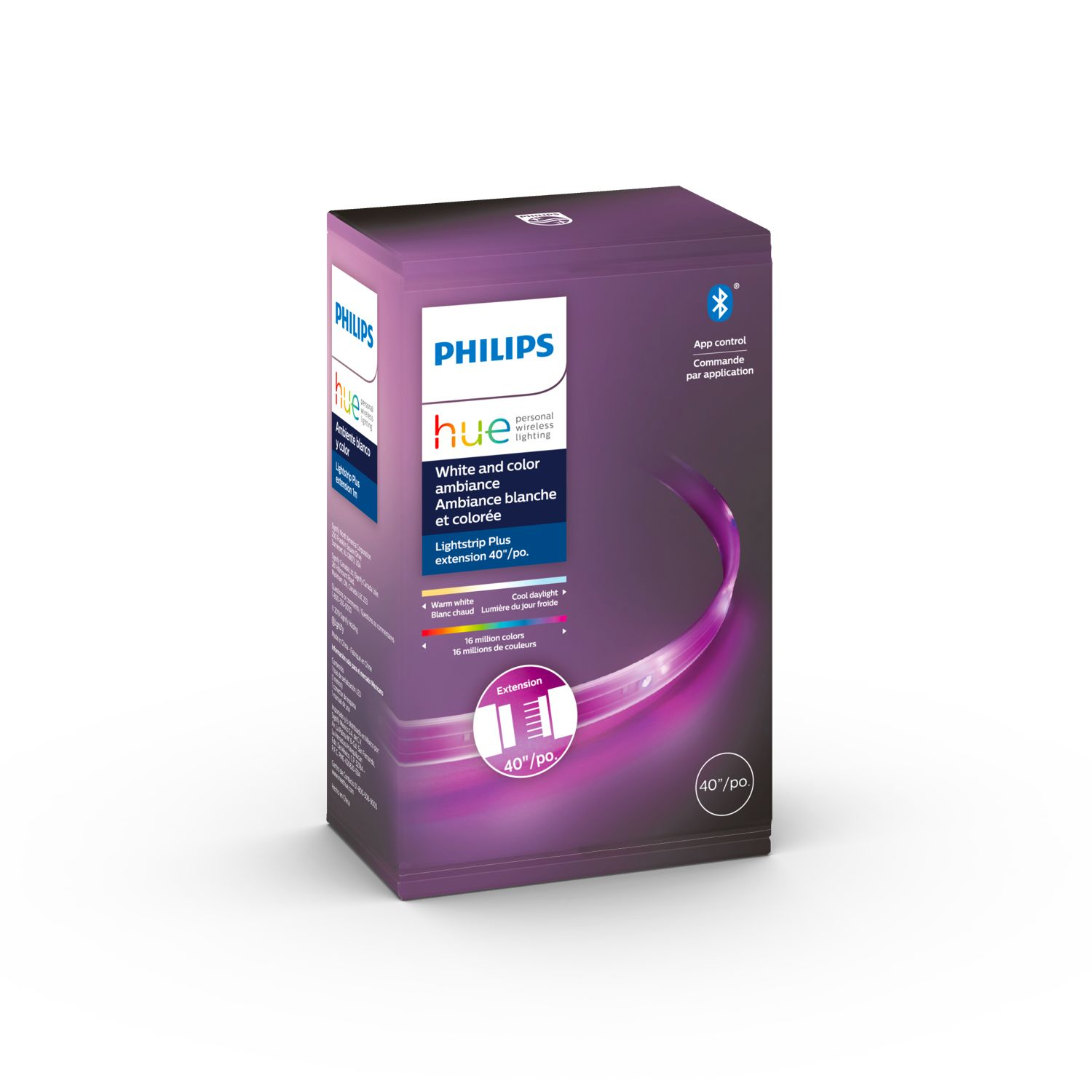 Philips by Signify Philips Hue White and colour ambience 046677555320 smart lighting Smart strip light Bluetooth/Zigbee – image 4