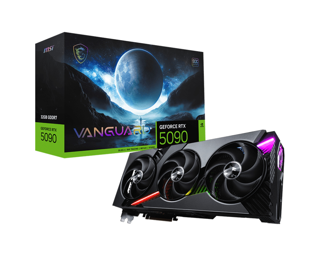 MSI GeForce RTX 5090 32G VANGUARD SOC NVIDIA 32 GB GDDR7
