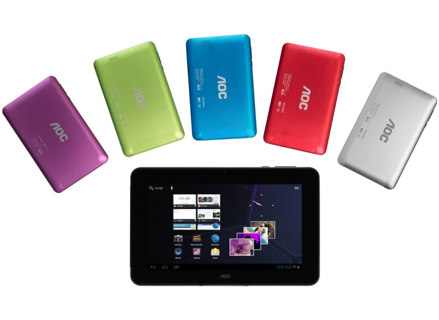 AOC MW0712 ARM 8 GB 17.8 cm (7") 1 GB Wi-Fi 4 (802.11n) Android Black, Red – image 3