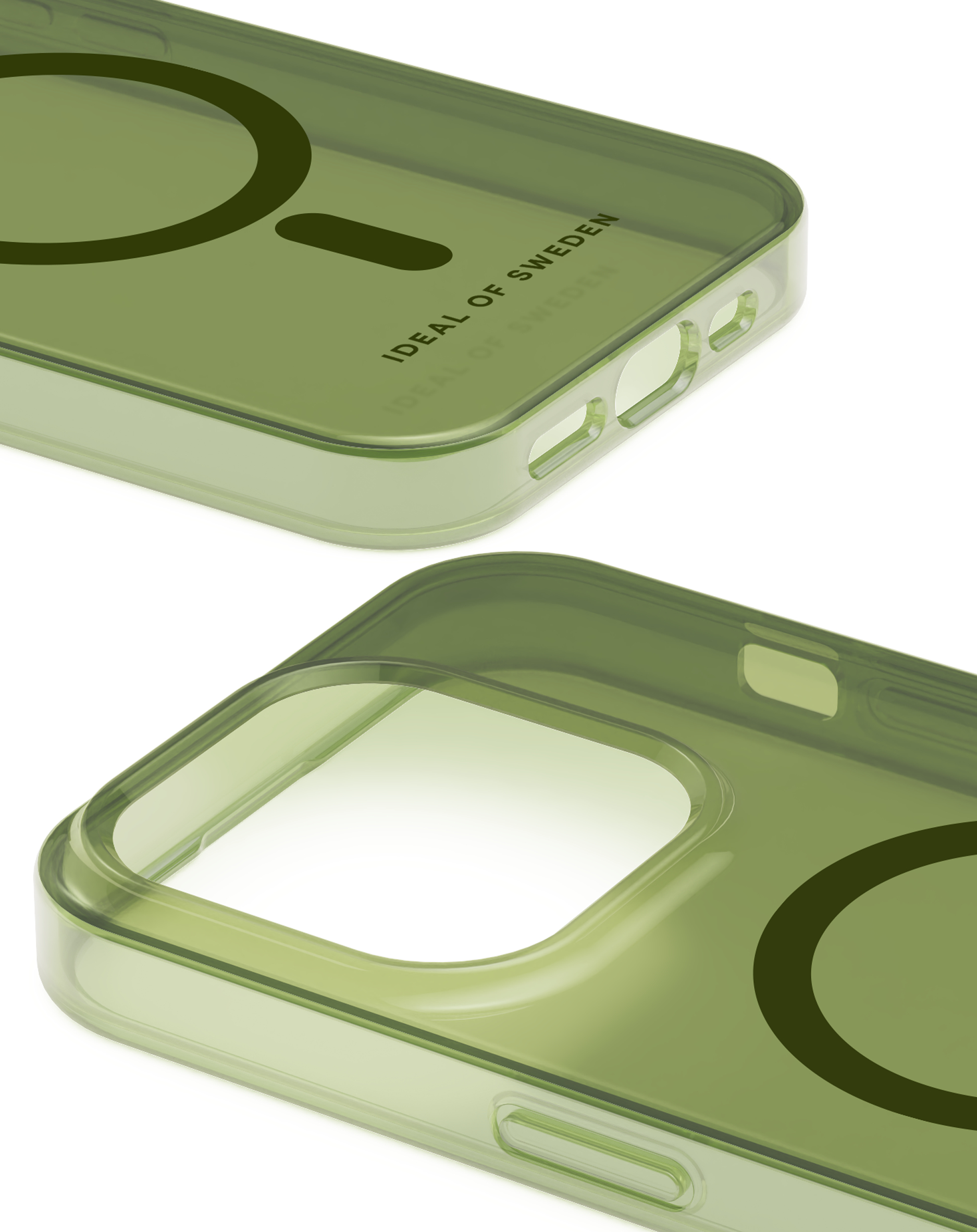 iDeal of Sweden Clear Case MagSafe iPhone 15PR Khaki – image 1